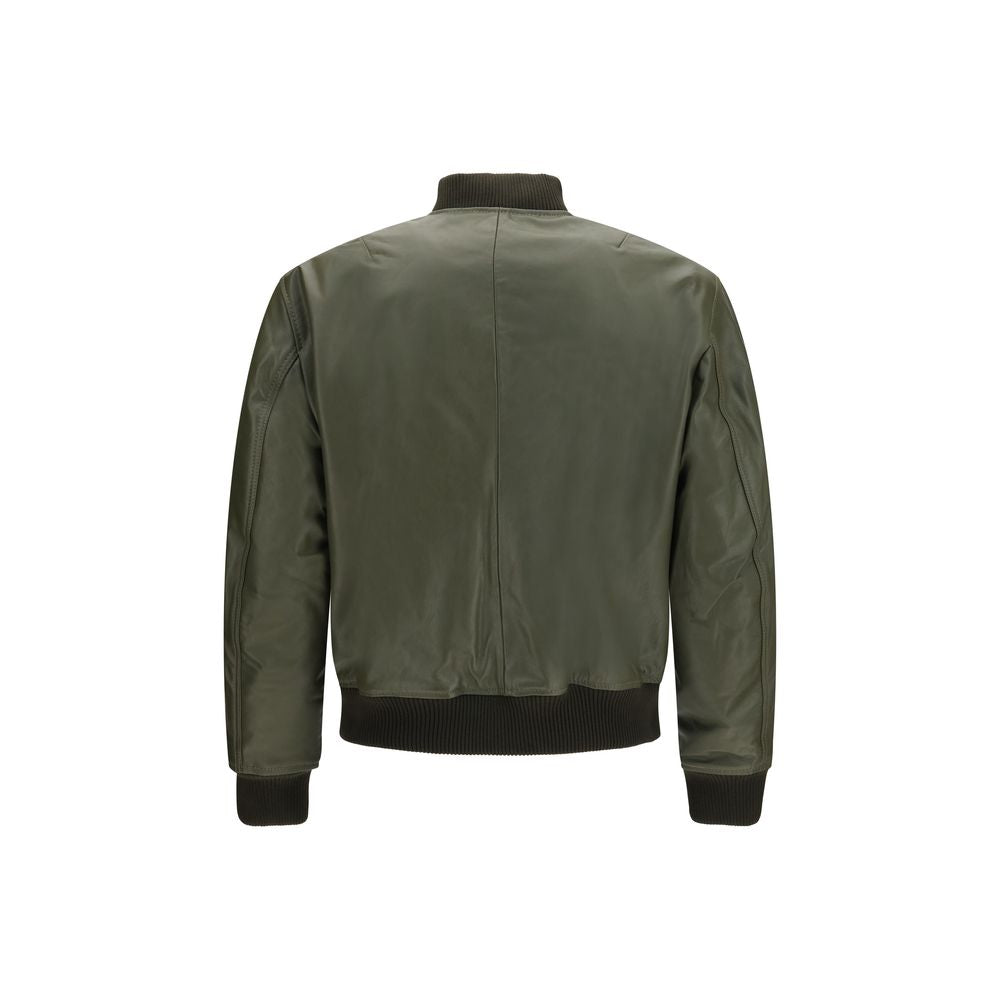 Sunflower Bicolor Leather Bomber