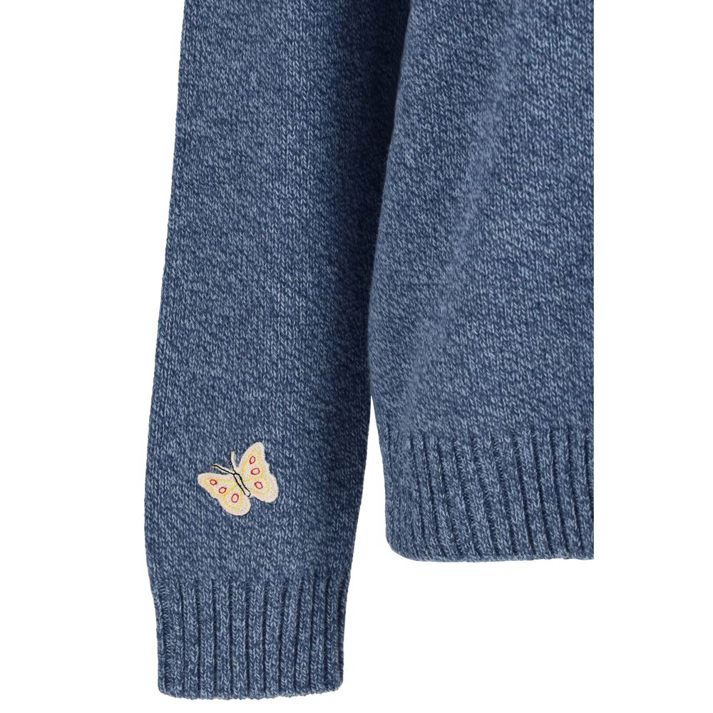 Valentino Garavani Blue Wool Sweatshirt