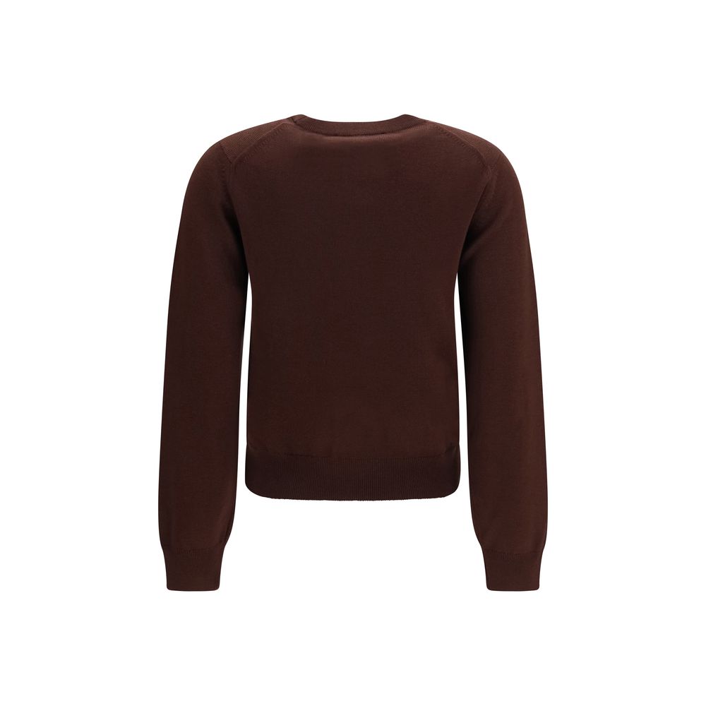 Maison Kitsuné Brown Wool Sweatshirt