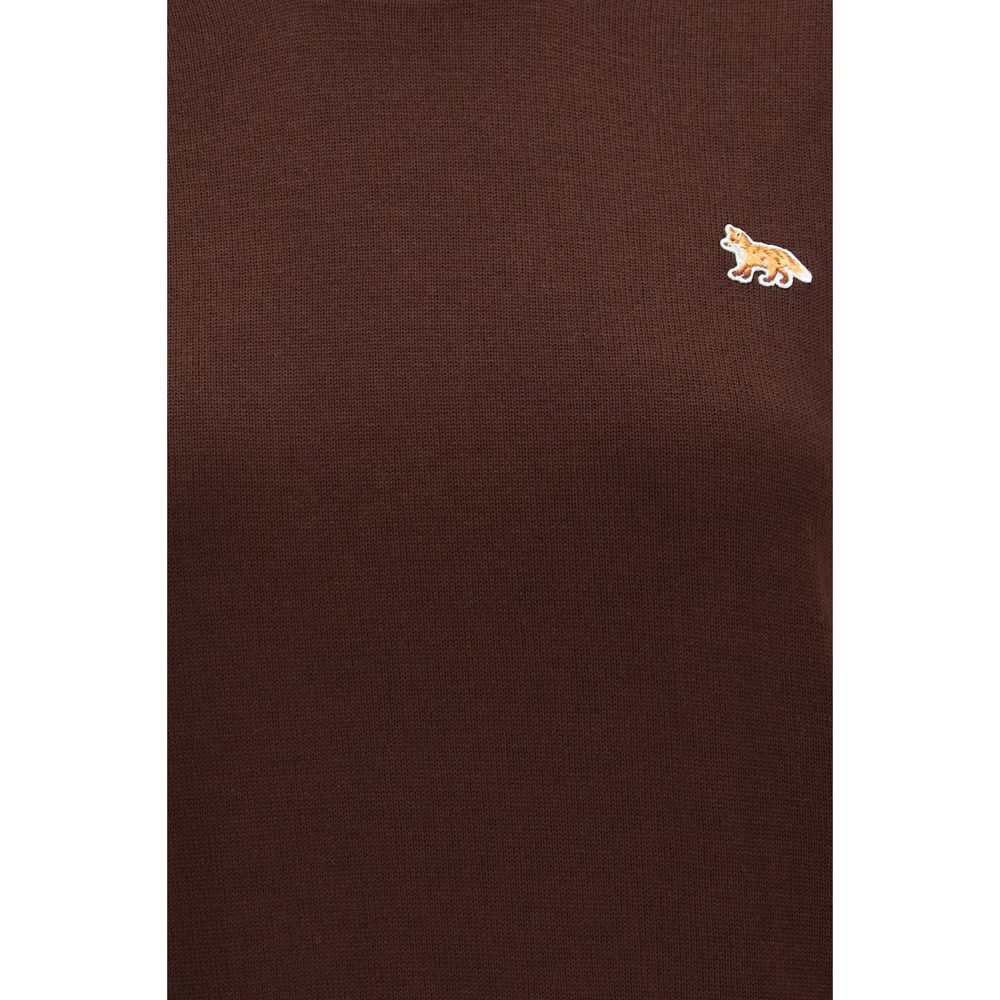 Maison Kitsuné Brown Wool Sweatshirt