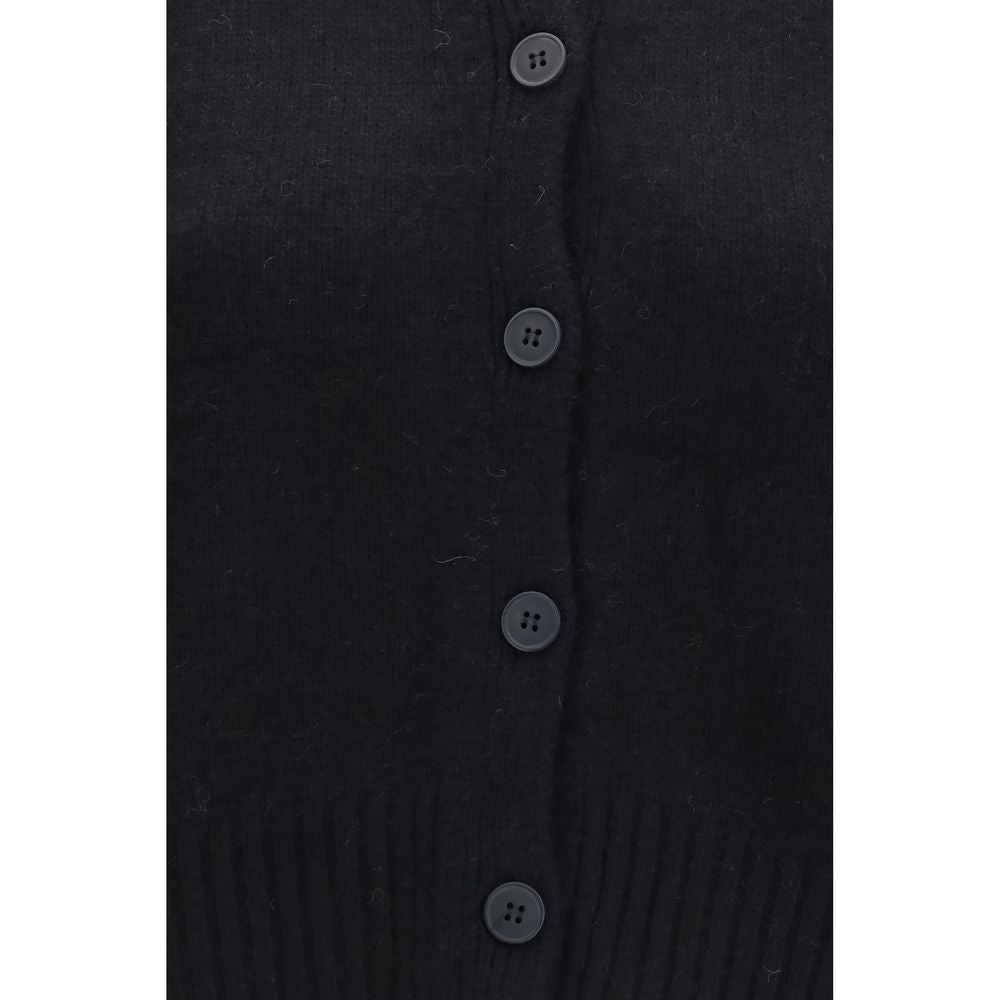 Loulou De Saison Black Wool Cardigan