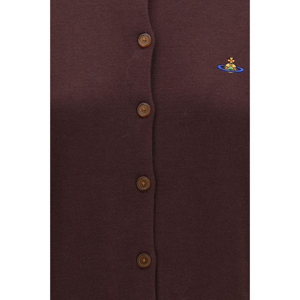 Vivienne Westwood Purple Wool Cardigan