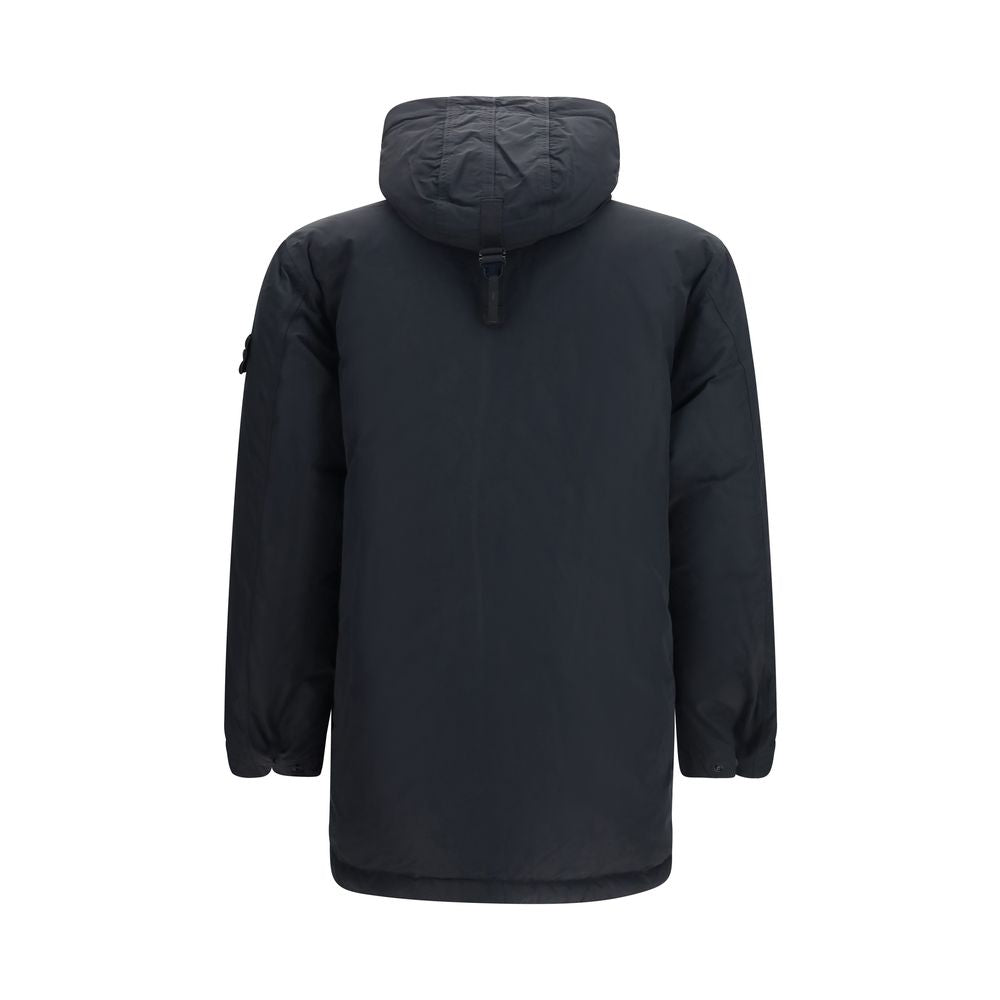 Stone Island Black Full-Length Jacket