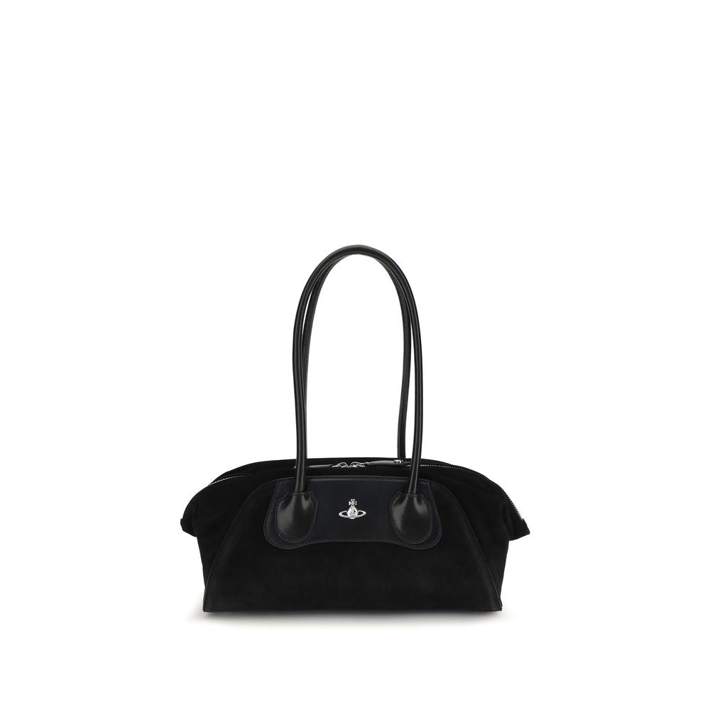 Vivienne Westwood Black Leather Shoulder Bag