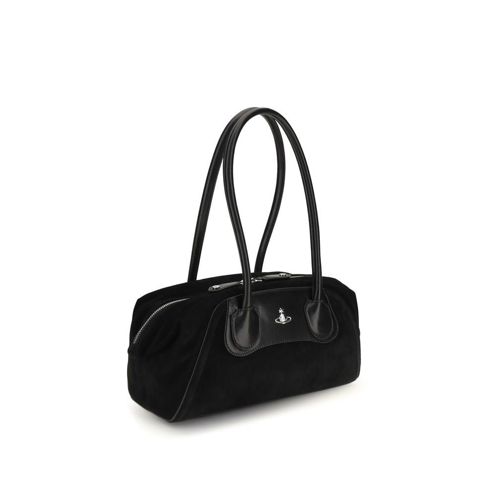 Vivienne Westwood Black Leather Shoulder Bag