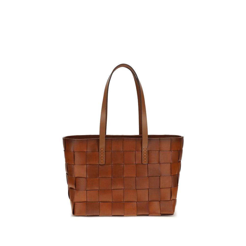 Dragon Diffusion Brown Leather Handbag