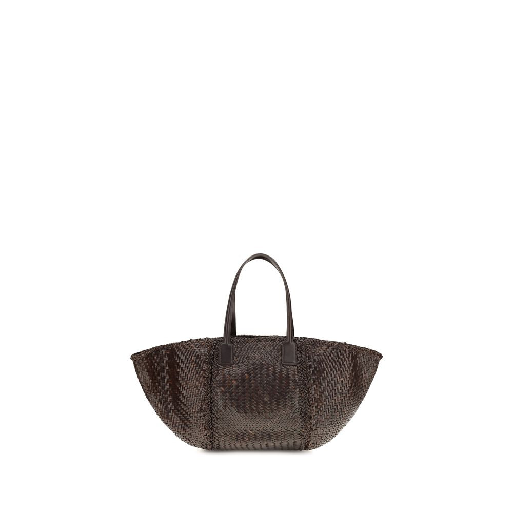 Dragon Diffusion Brown Leather Handbag