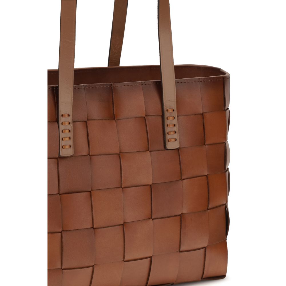 Dragon Diffusion Brown Leather Handbag