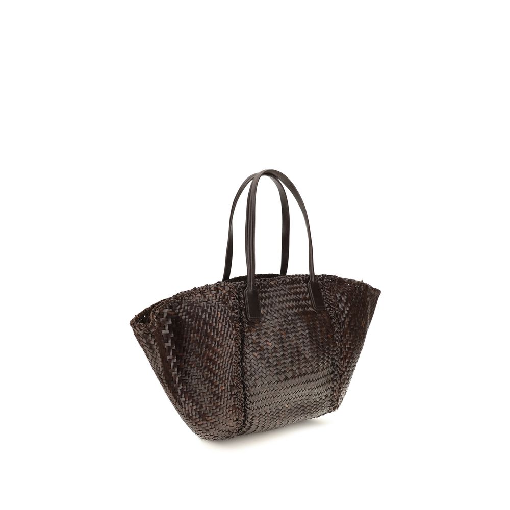 Dragon Diffusion Brown Leather Handbag