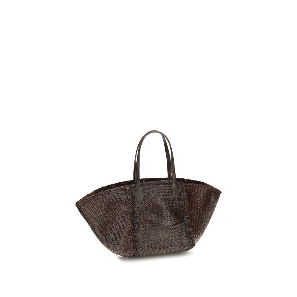 Dragon Diffusion Brown Leather Handbag