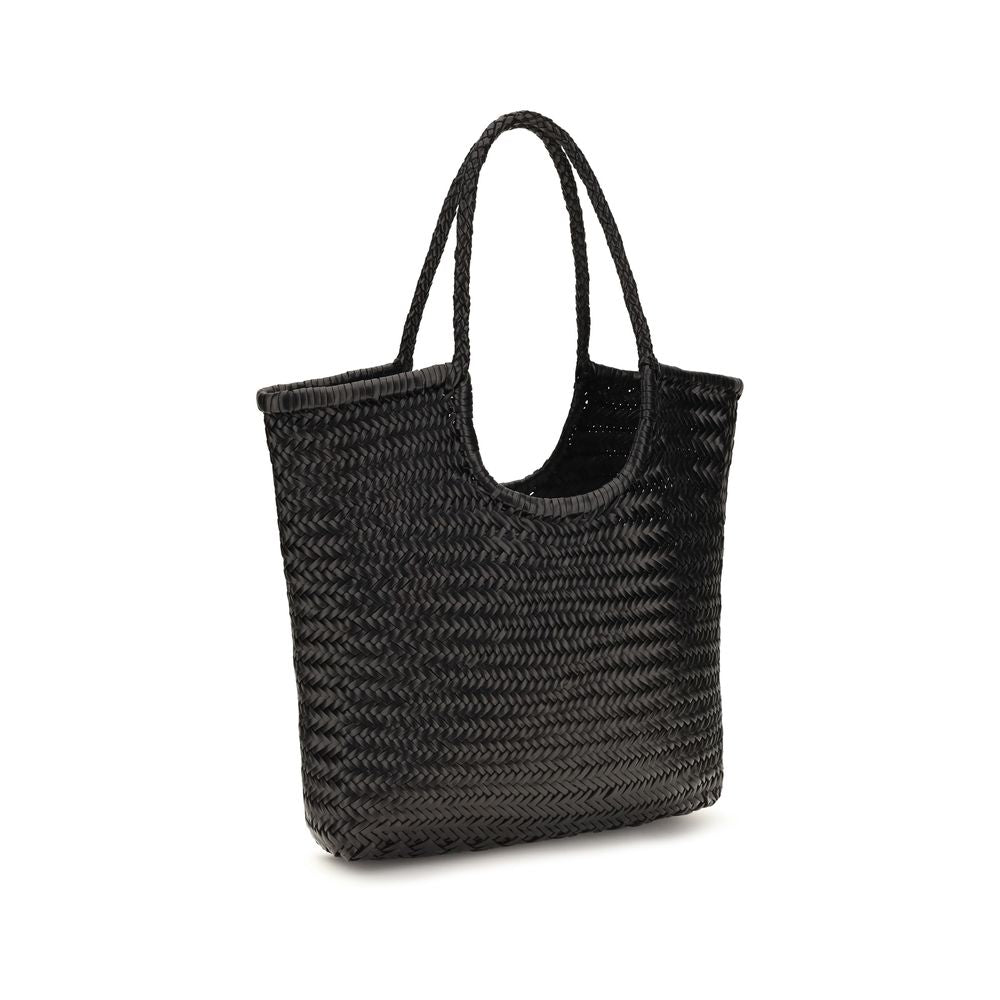 Dragon Diffusion Black Leather Handbag