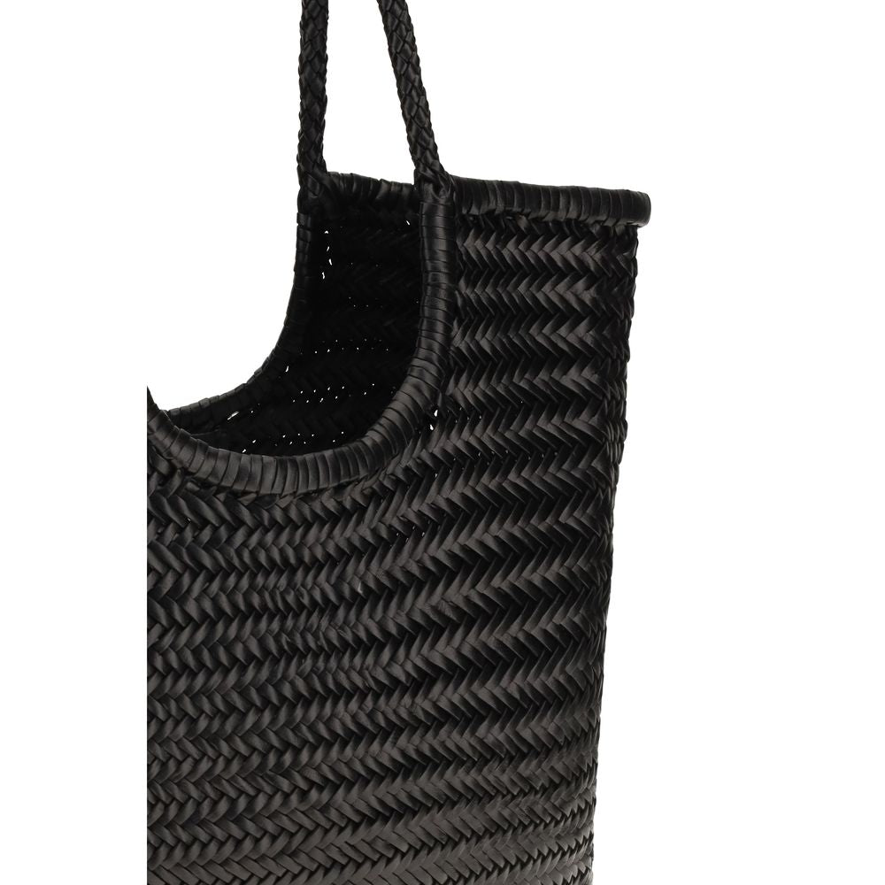 Dragon Diffusion Black Leather Handbag