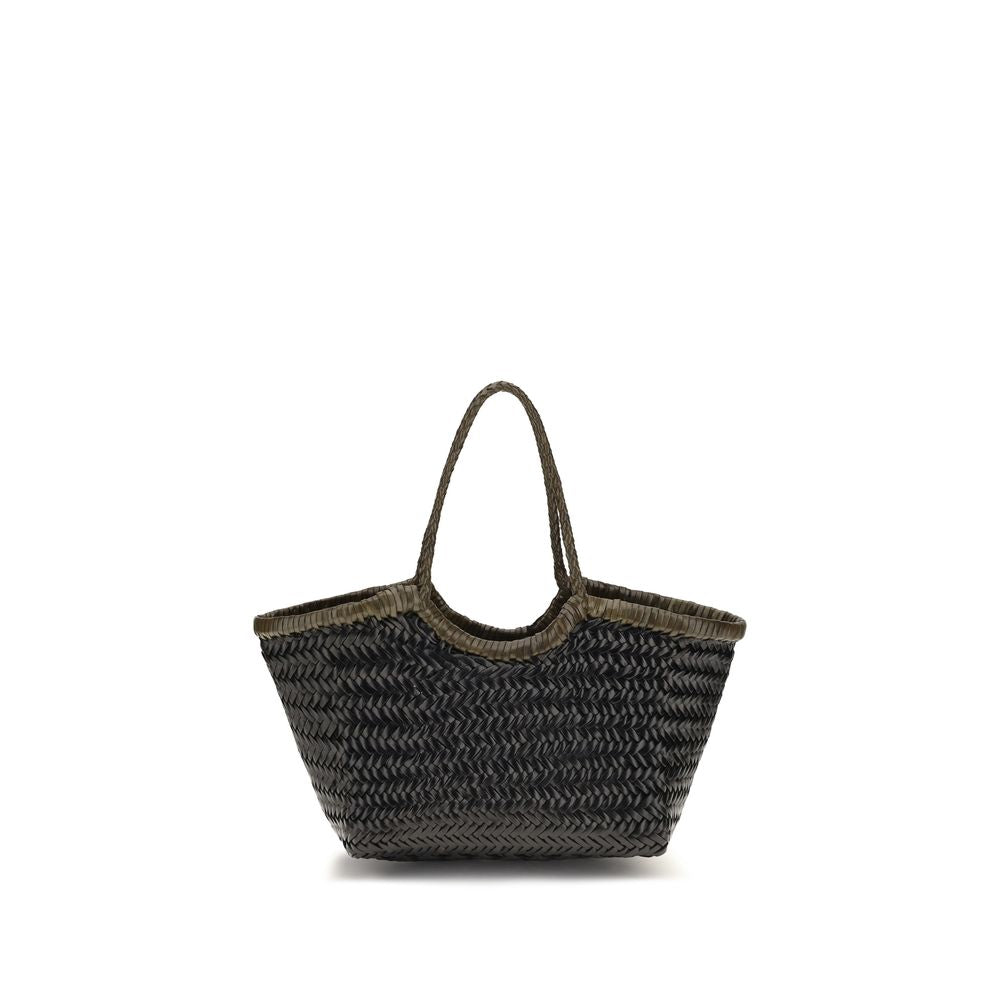 Dragon Diffusion Bicolor Leather Handbag