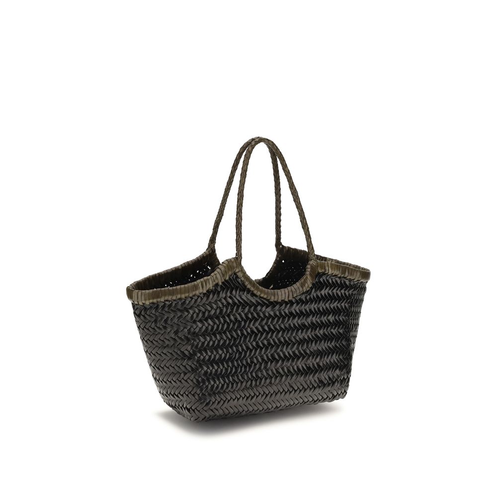 Dragon Diffusion Bicolor Leather Handbag
