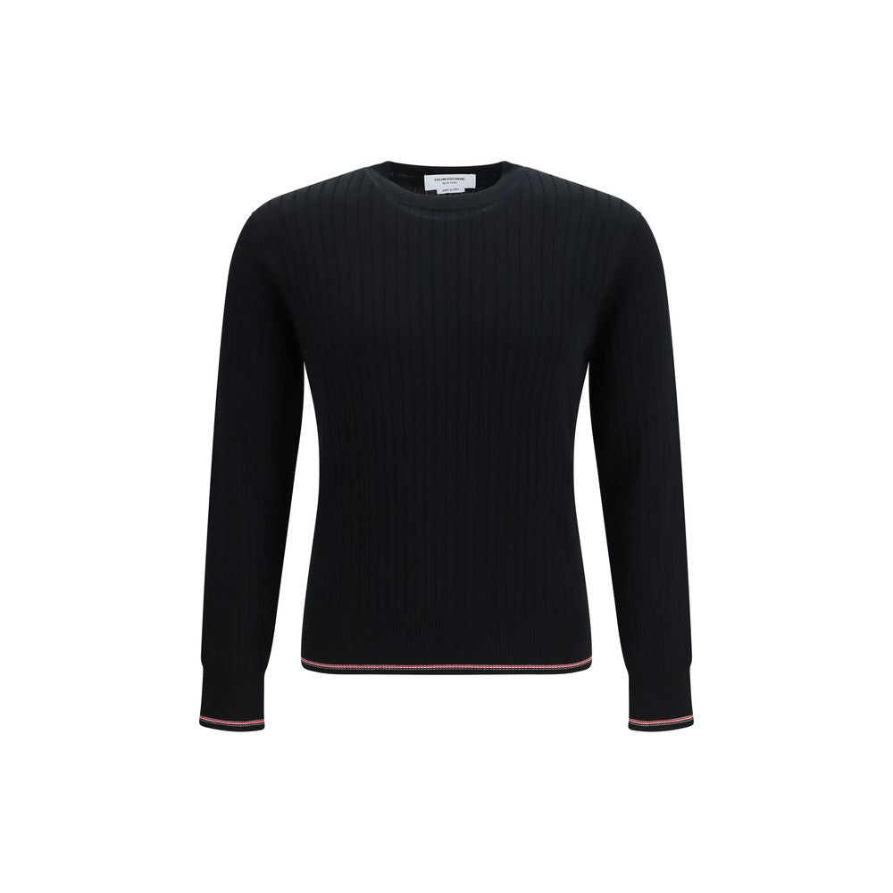 Thom Browne Black Wool Sweatshirt