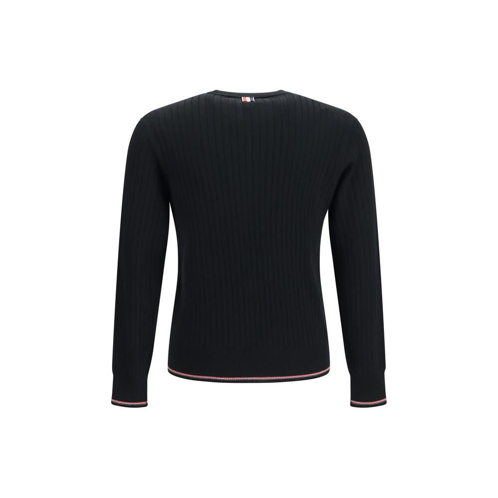 Thom Browne Black Wool Sweatshirt