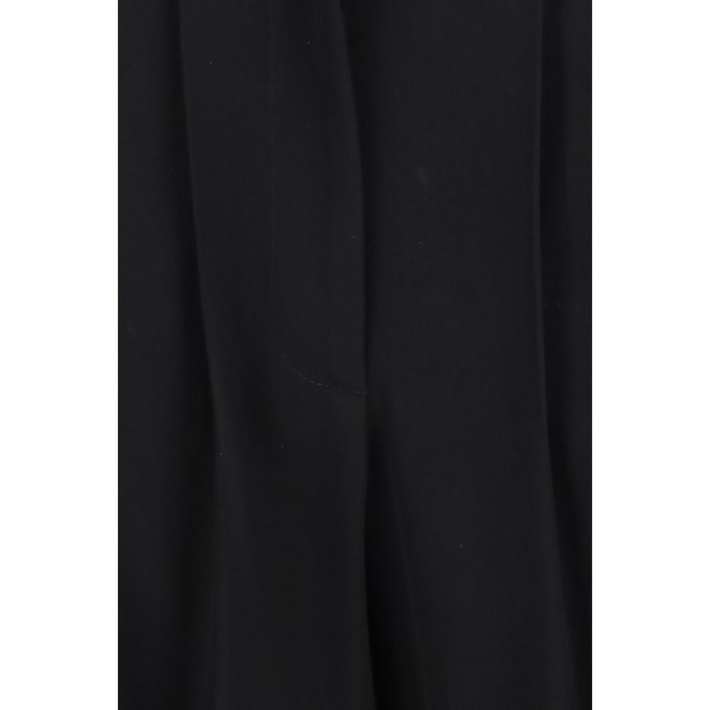 The Row Black Wool Dress Pants