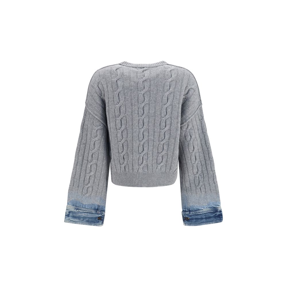 Haikure Gray Wool Sweatshirt
