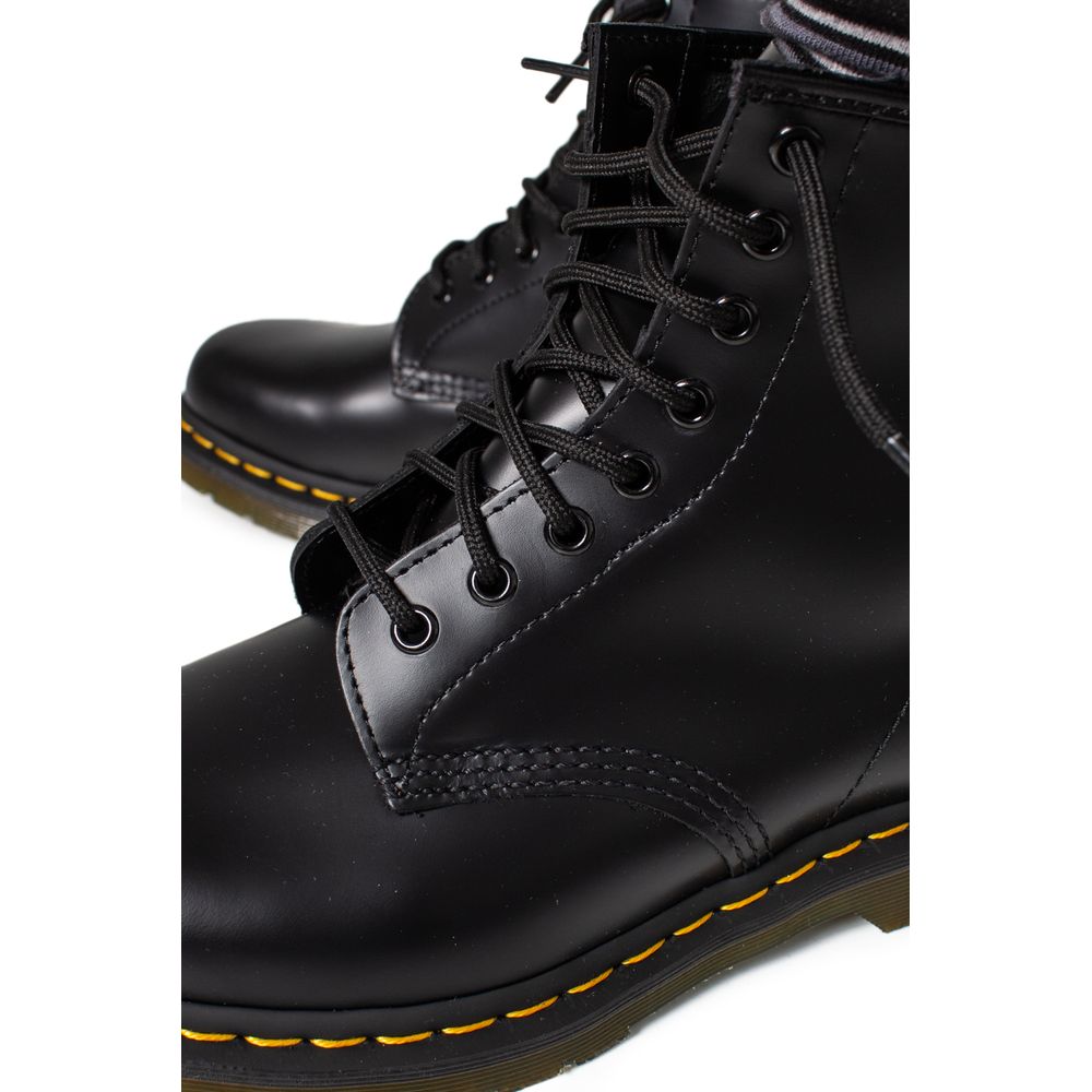 Dr. Martens Black Leather Athletic Sneakers