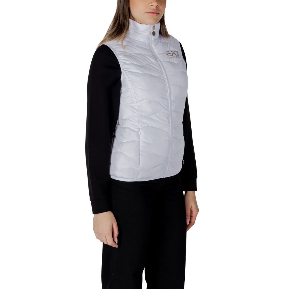 EA7 Emporio Armani White Sleeveless Jacket