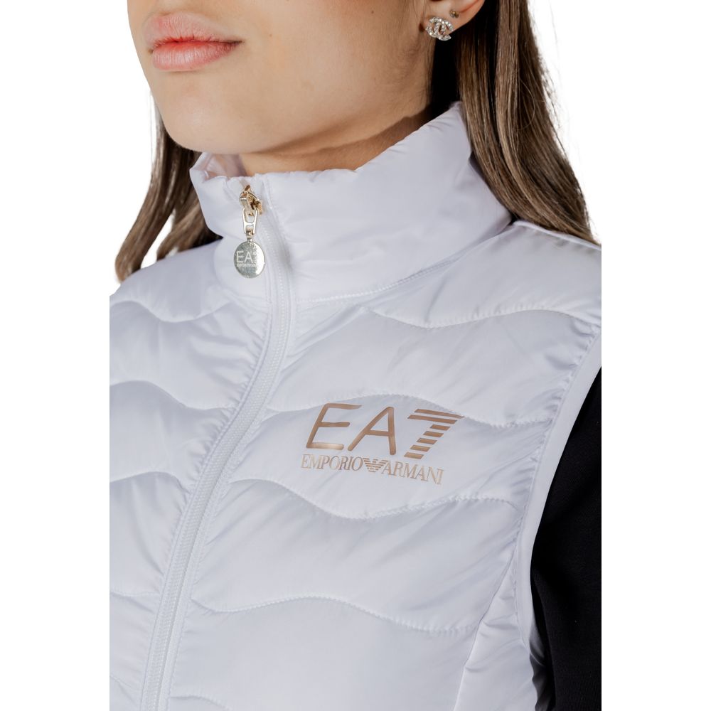 EA7 Emporio Armani White Sleeveless Jacket