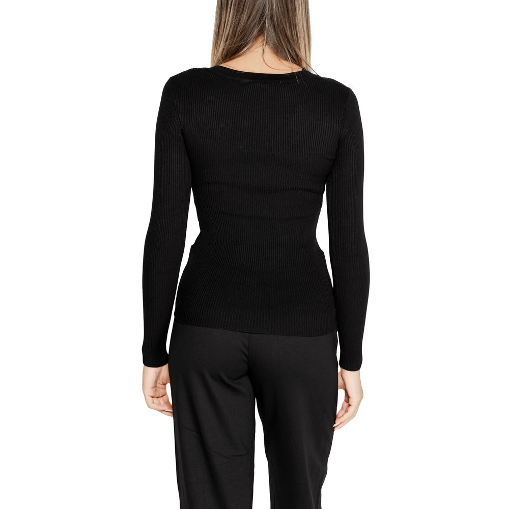 Morgan De Toi Black Viscose Sweatshirt