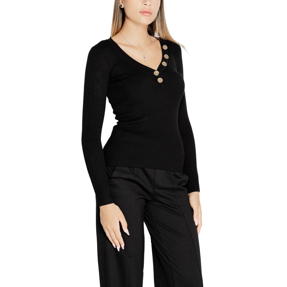 Morgan De Toi Black Viscose Sweatshirt