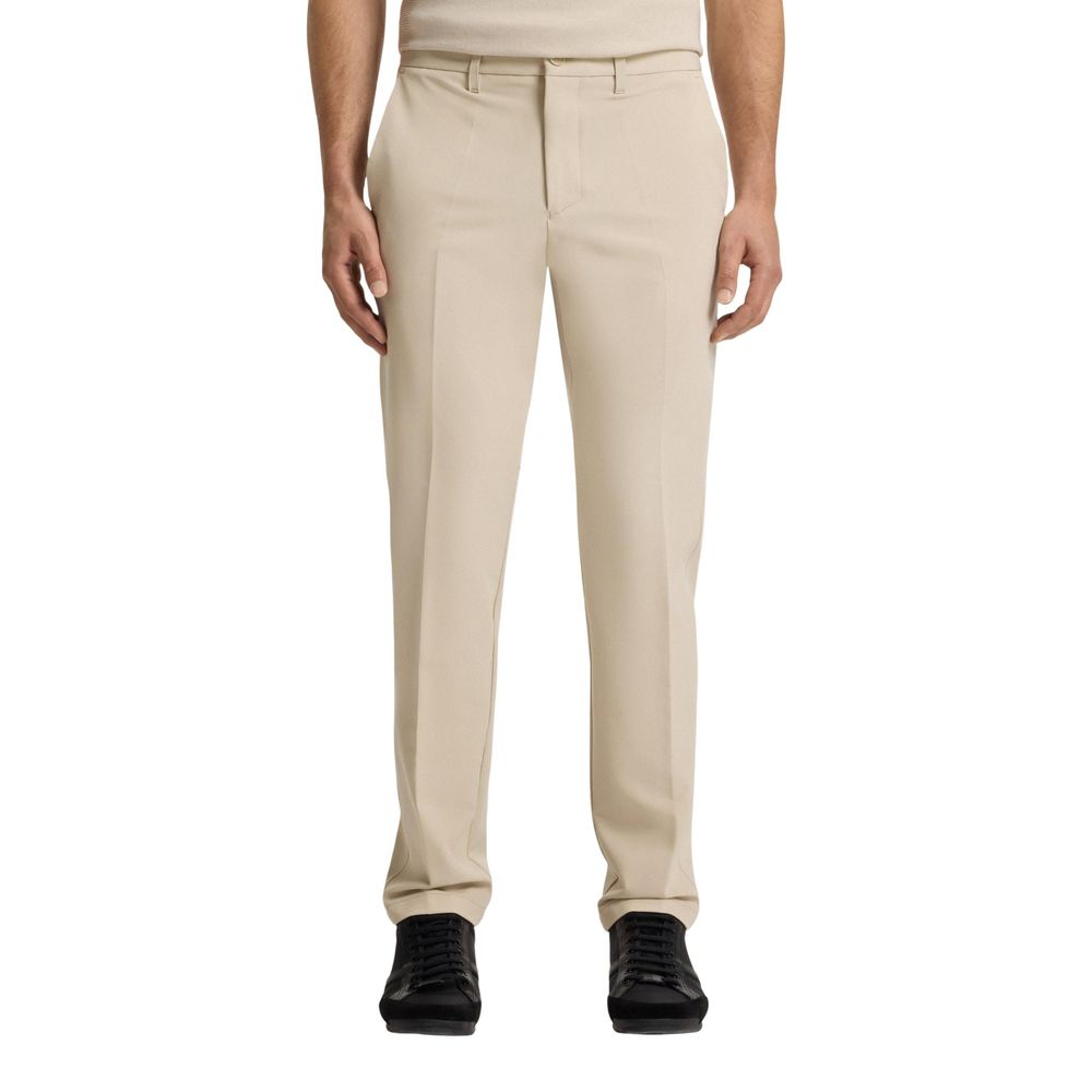 Hugo Boss Beige Polyester Skinny Pants