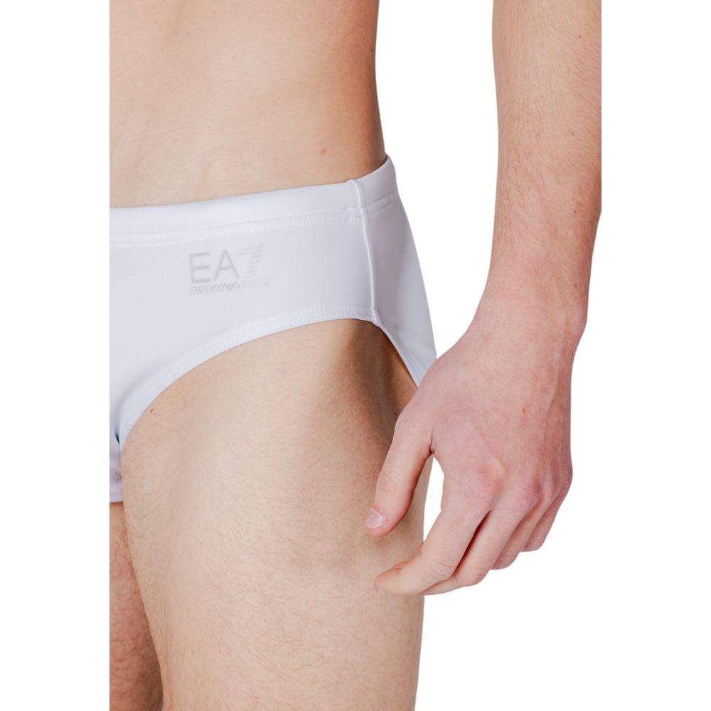 EA7 Emporio Armani Bicolor Polyester Swim Briefs