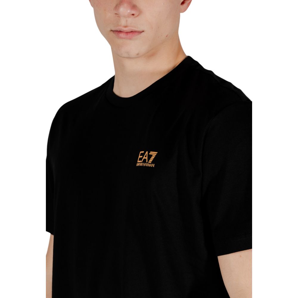EA7 Emporio Armani Bicolor Cotton T-Shirt