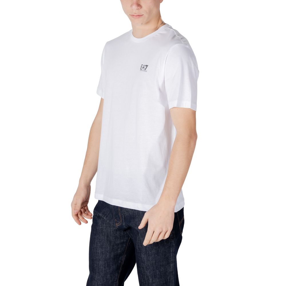 EA7 Emporio Armani Black And White Cotton Sportswear