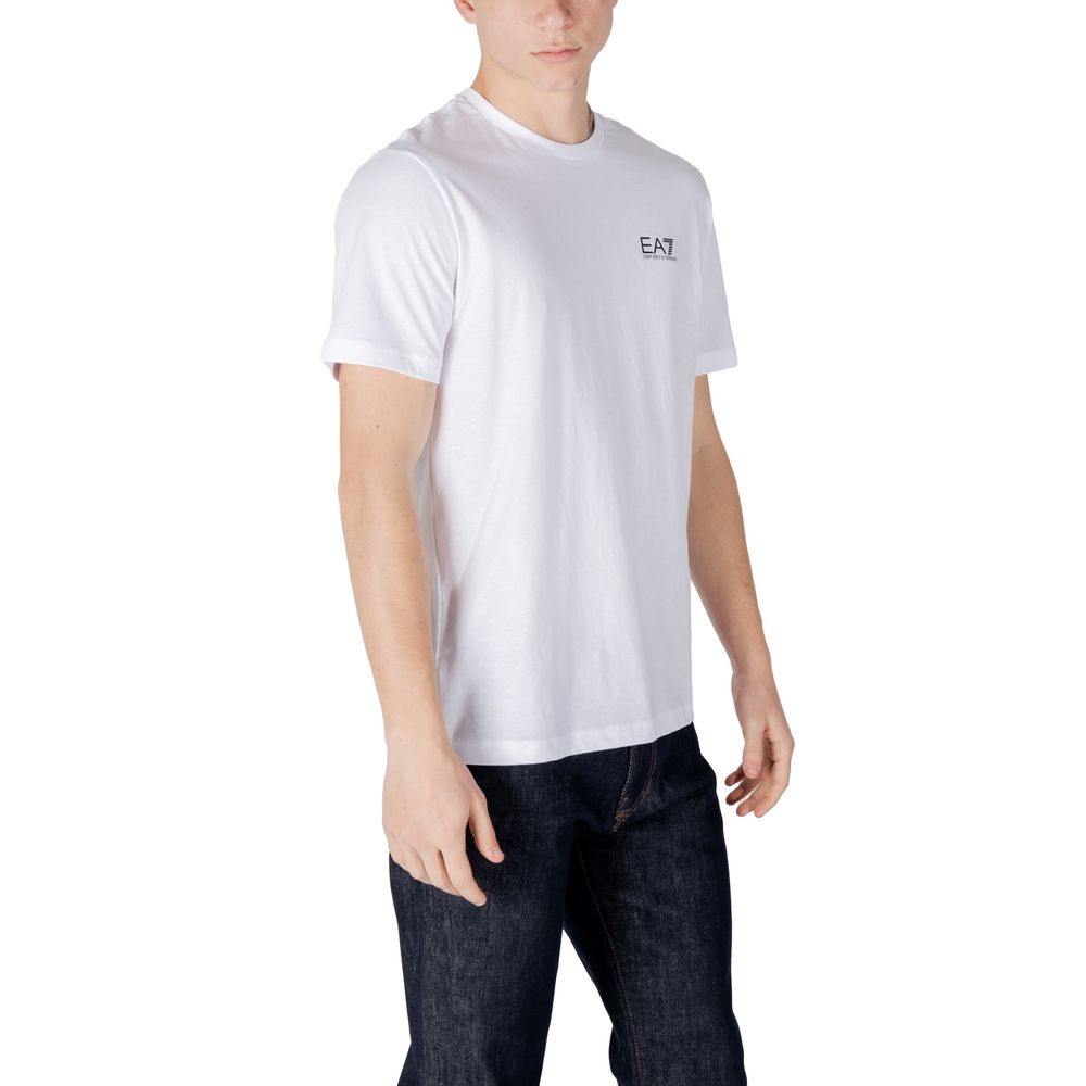 EA7 Emporio Armani Black And White Cotton Sportswear