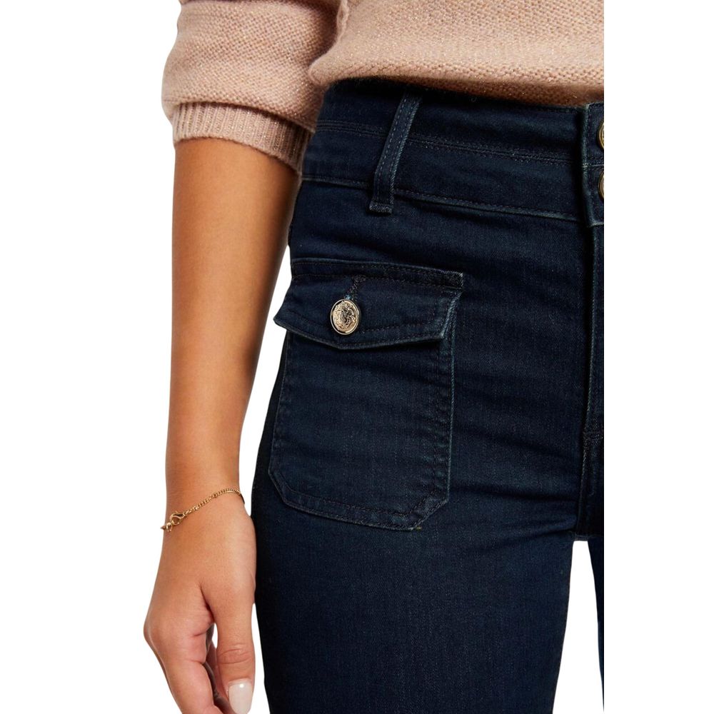 Morgan De Toi Blue Cotton Skinny Jeans