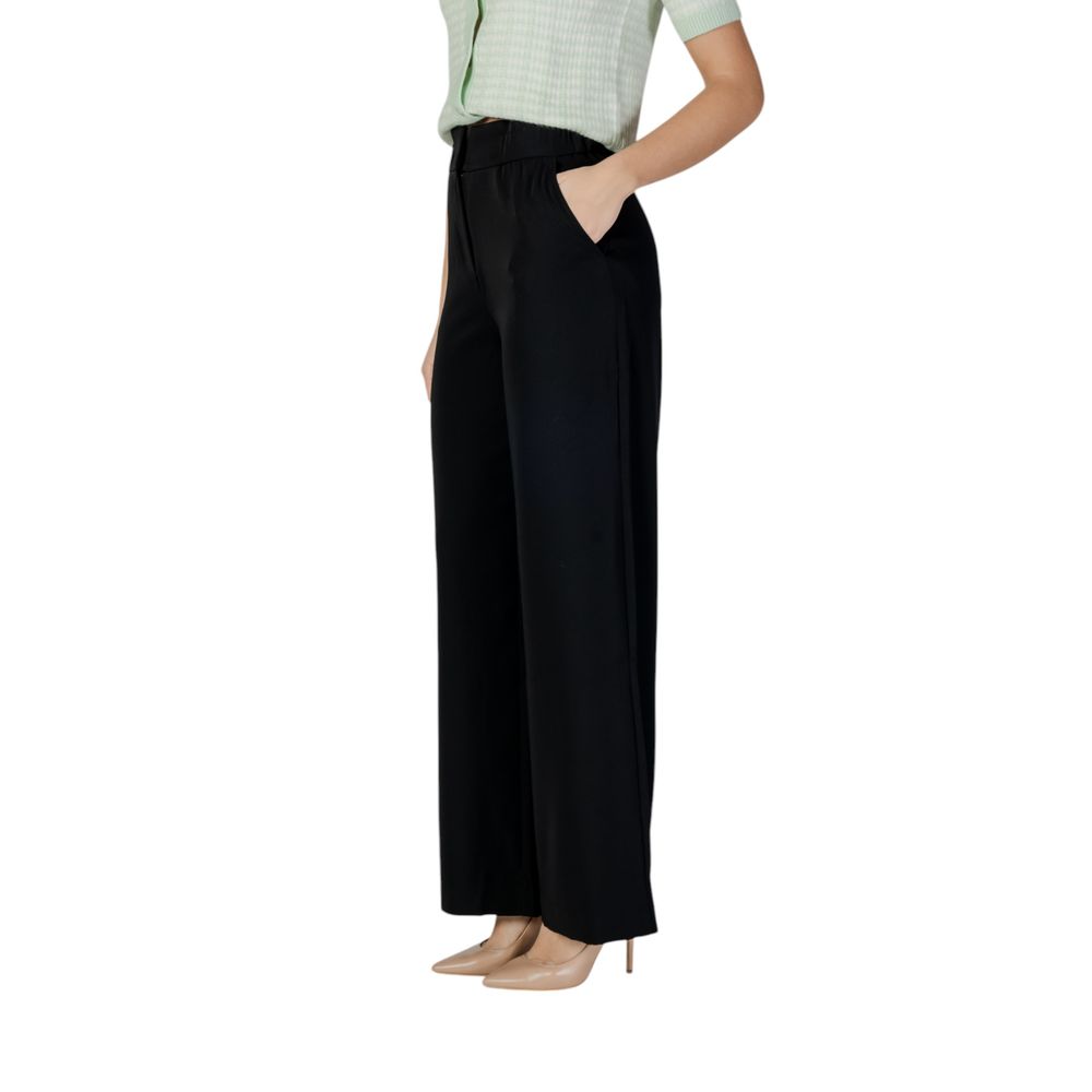 Morgan De Toi Black Casual Pants