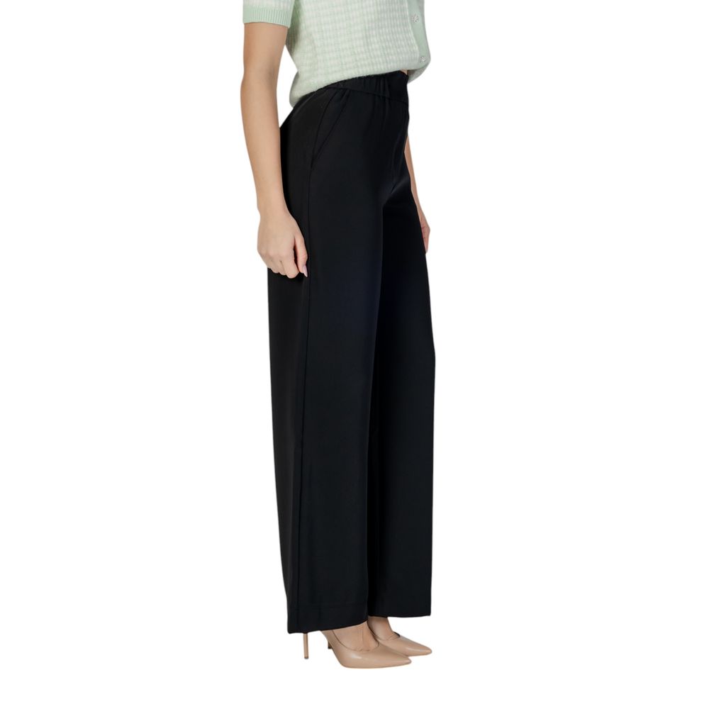 Morgan De Toi Black Casual Pants