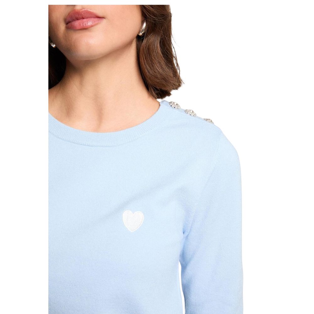 Morgan De Toi Blue Viscose Sweatshirt