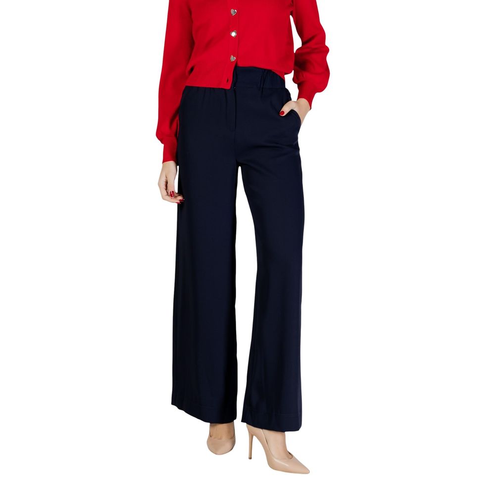 Morgan De Toi Blue Casual Pants
