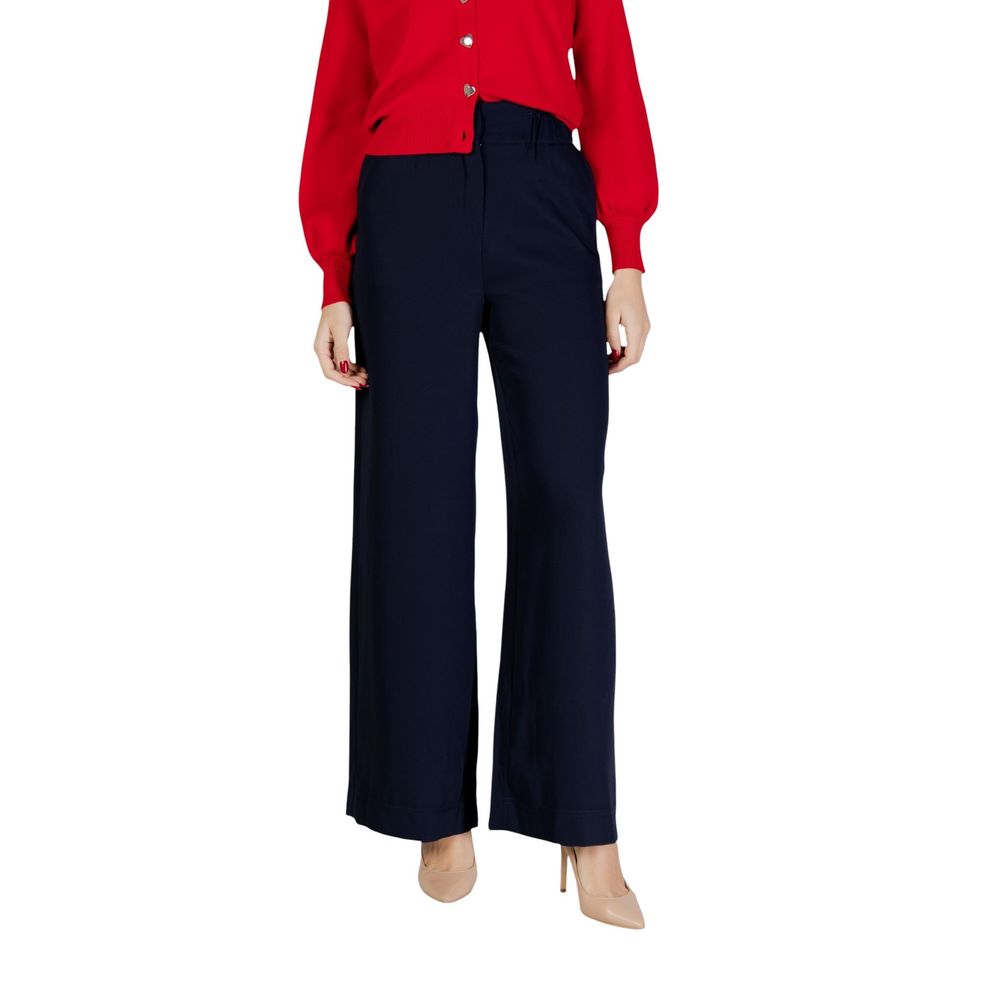 Morgan De Toi Blue Casual Pants