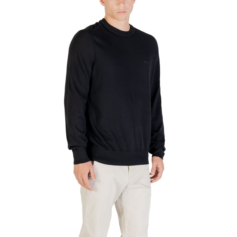 Hugo Boss Black Cotton Sweatshirt