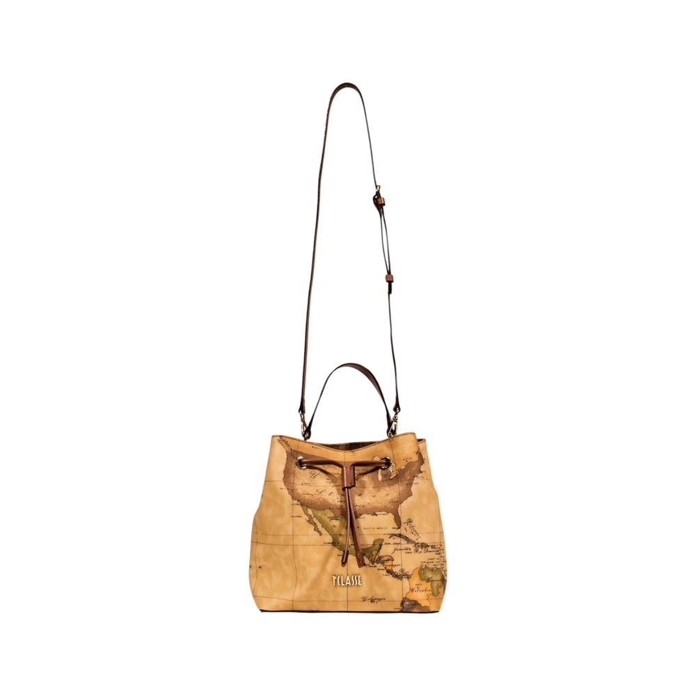 Alviero Martini Prima Classe Beige Leather Handbag
