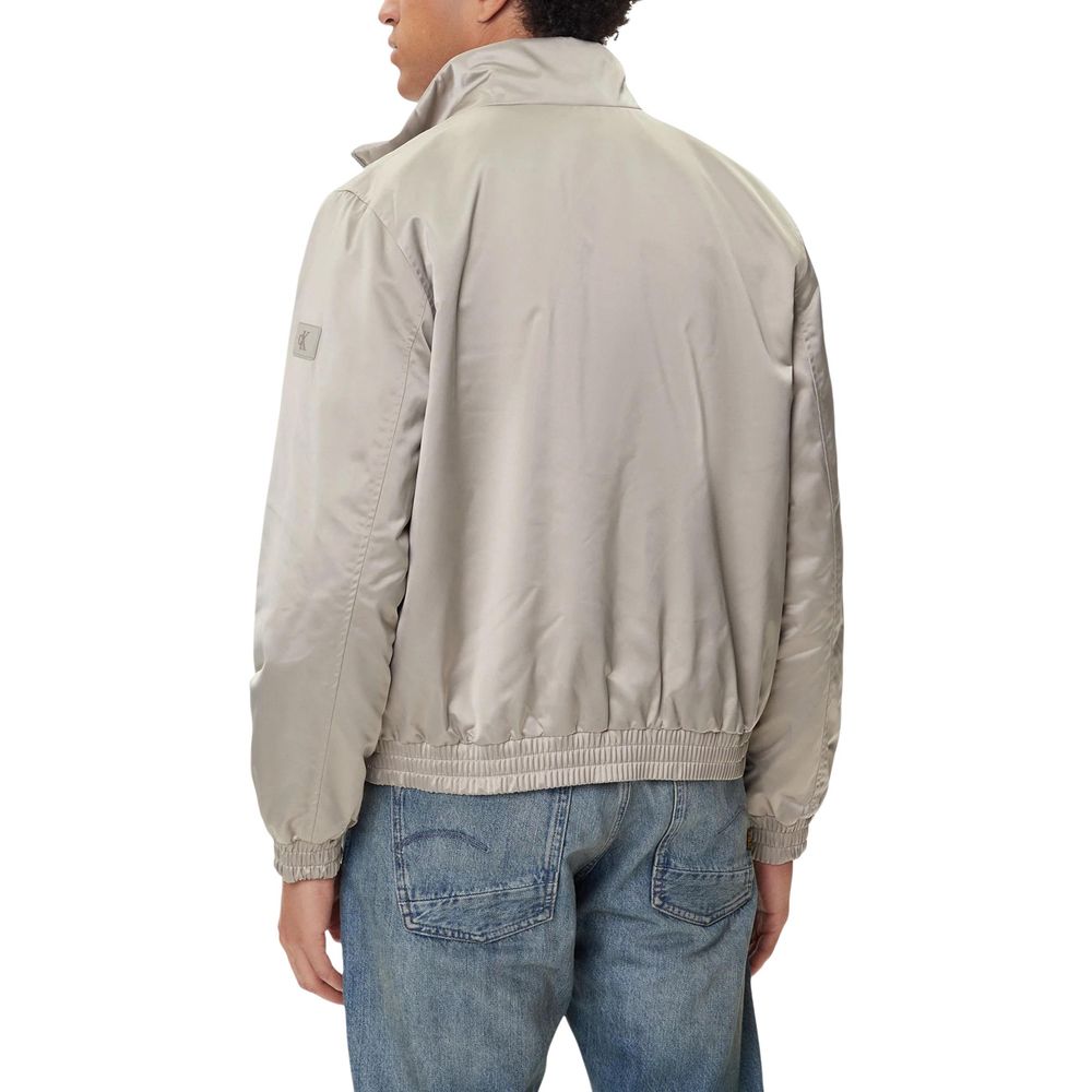 Calvin Klein Jeans Beige Recycled Bomber