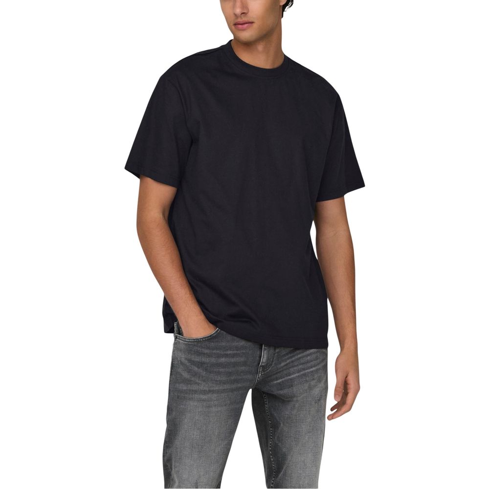 Only & Sons Black Organic Cotton Sportswear