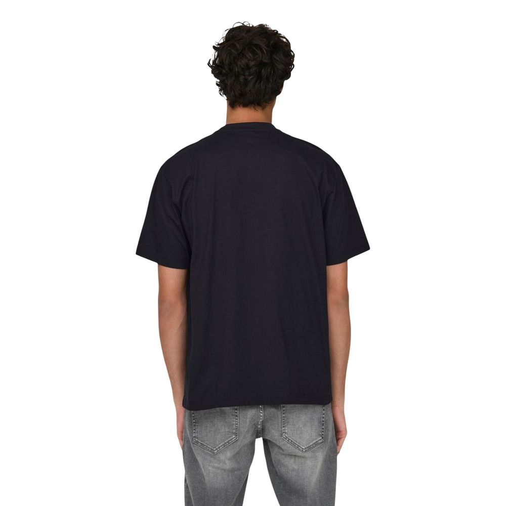 Only & Sons Black Organic Cotton Sportswear