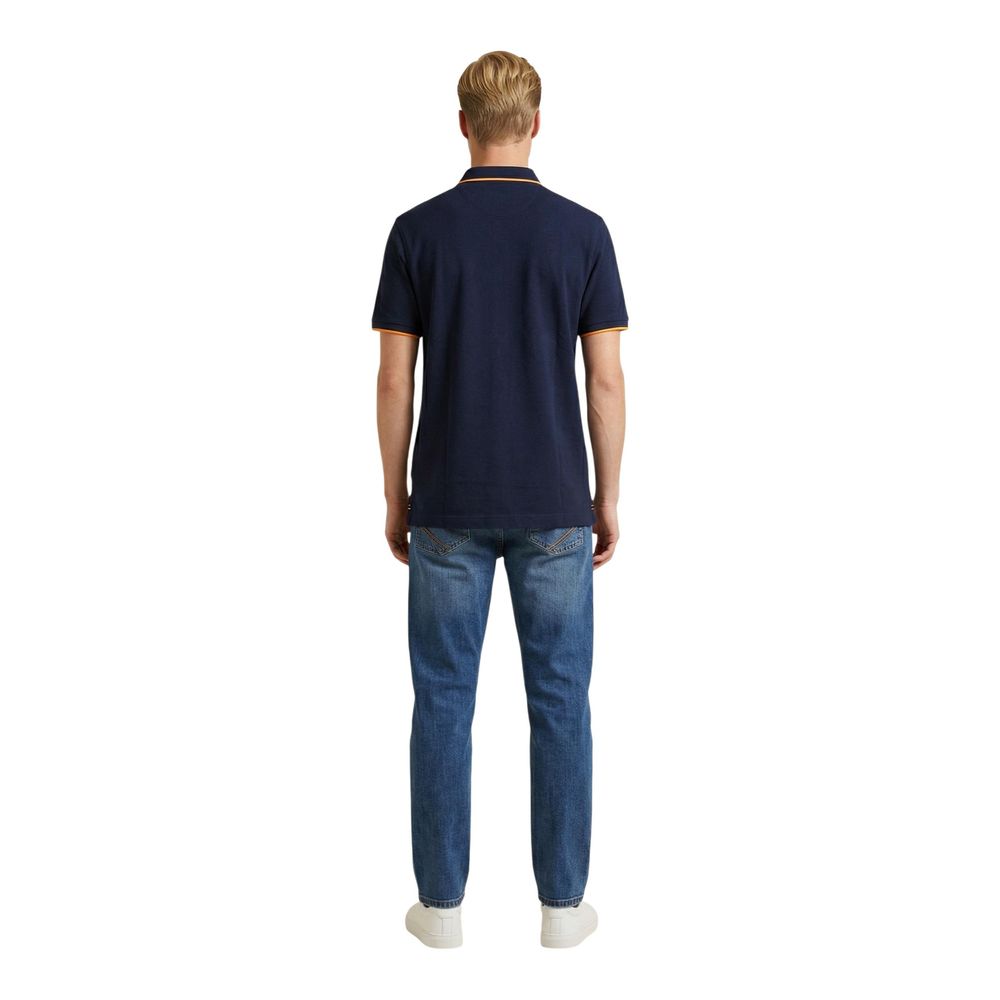 U.S. POLO ASSN. Blue Cotton Polo Shirt
