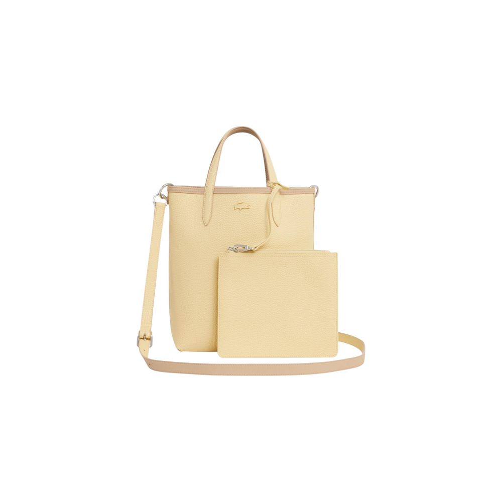 Lacoste Beige Leather Handbag