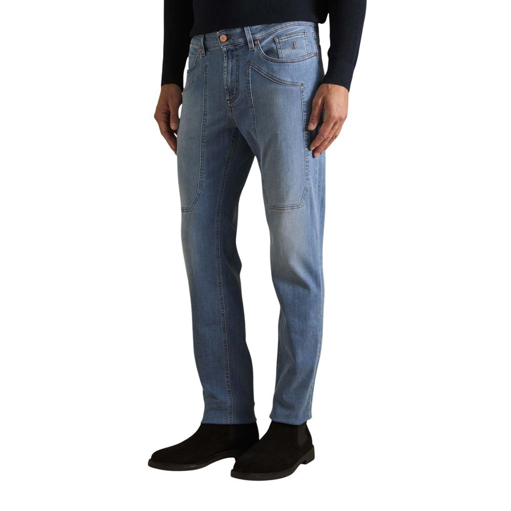 Jeckerson Light Blue Recycled Skinny Jeans
