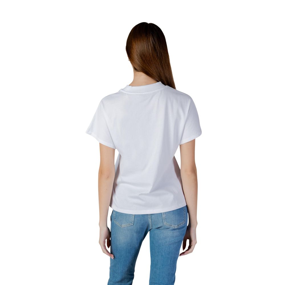 Guess White Cotton T-Shirt