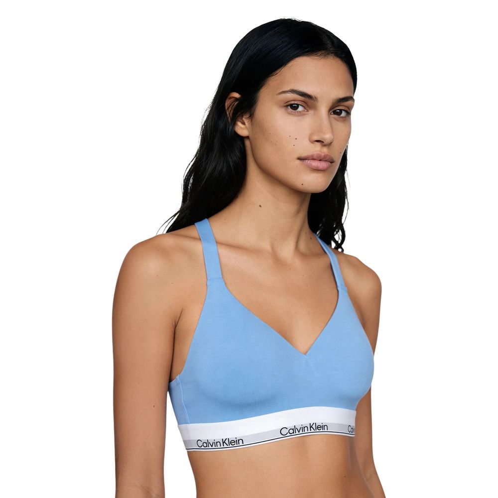 Calvin Klein Underwear Blue Cotton Bra