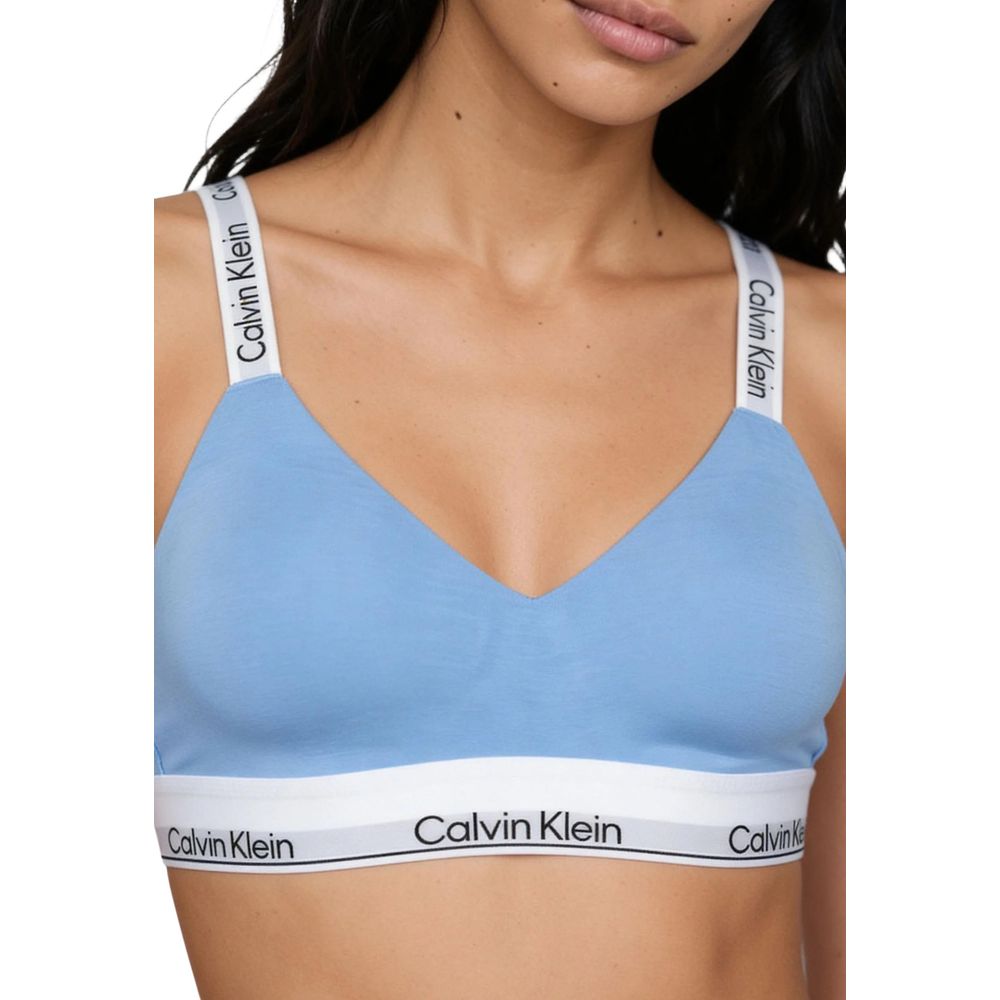 Calvin Klein Underwear Blue Cotton Bra