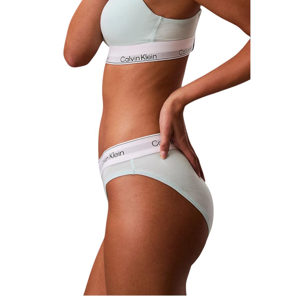 Calvin Klein Underwear Green Cotton Pantie